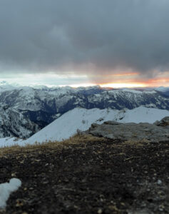 Sunrise from the summit